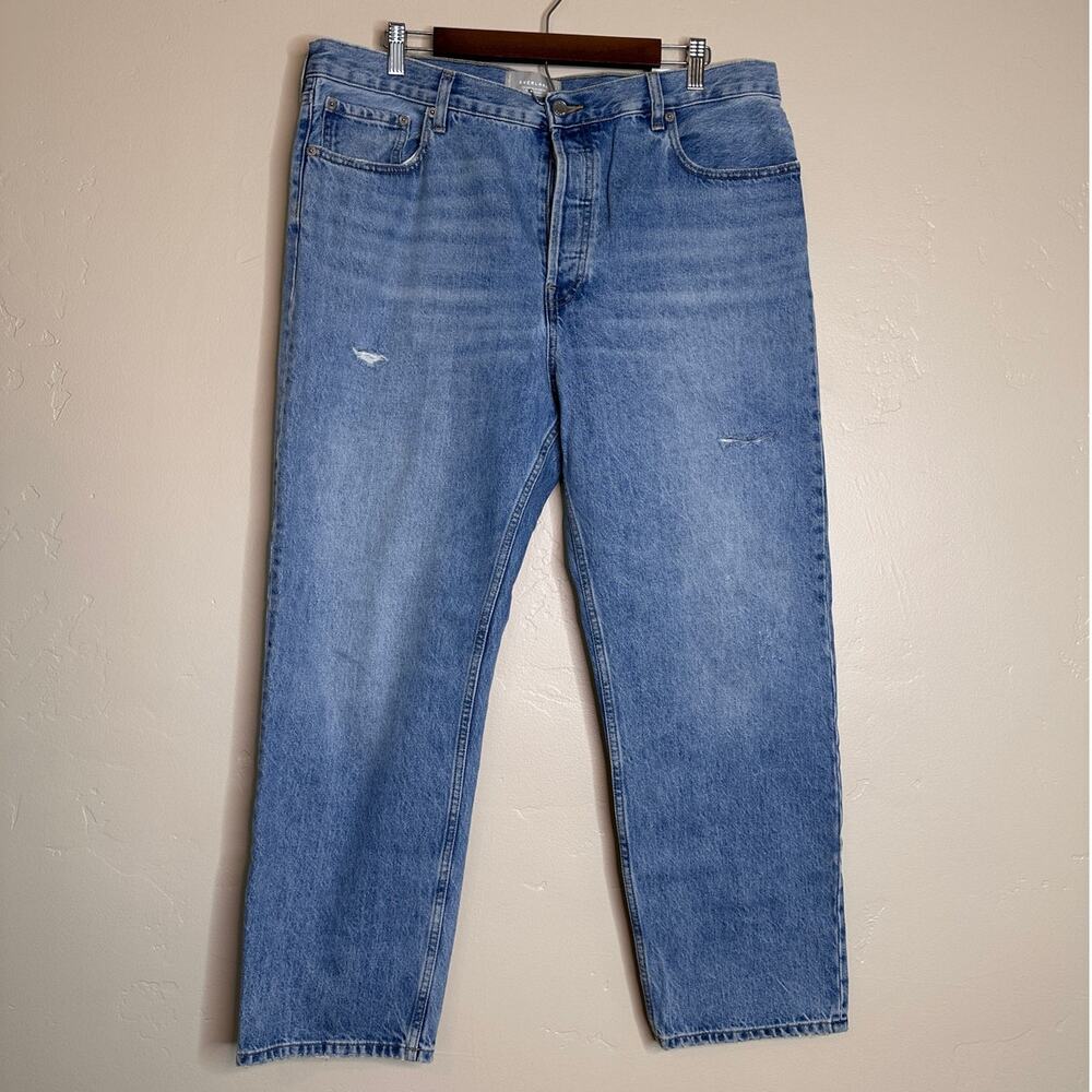 Everlane The Relaxed Straight Fit Organic Cotton Jeans 32R